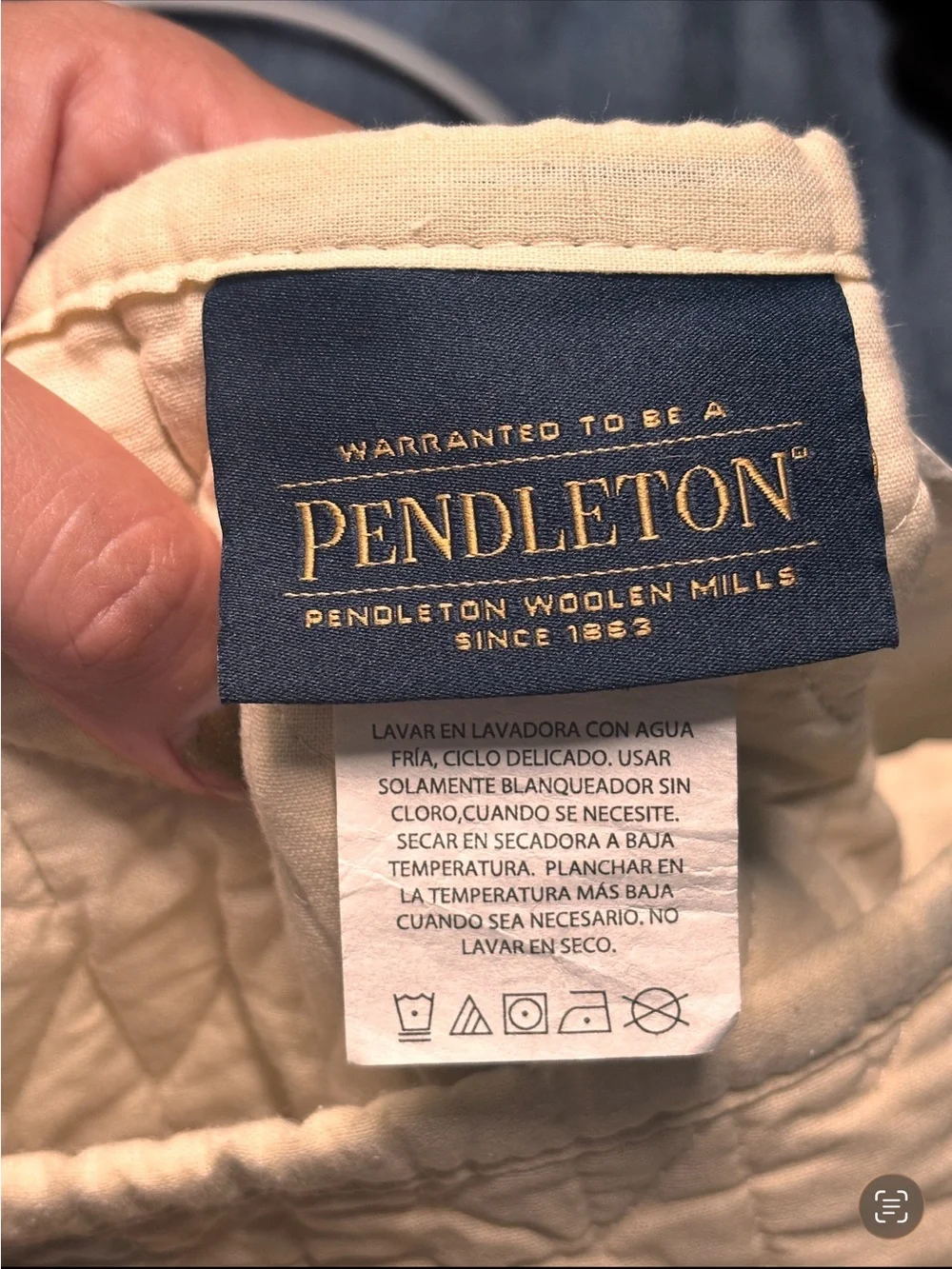Pendleton Canyonlands Cotton Coverlet Quilt Bedding Set + 2 Pillow Shams F/QUEEN